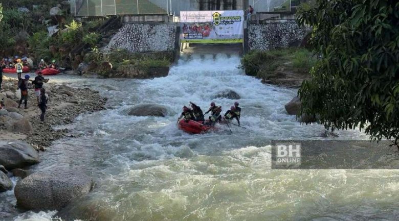Manfaat tujuh lata di Selama bangunkan sukan rakit redah jeram